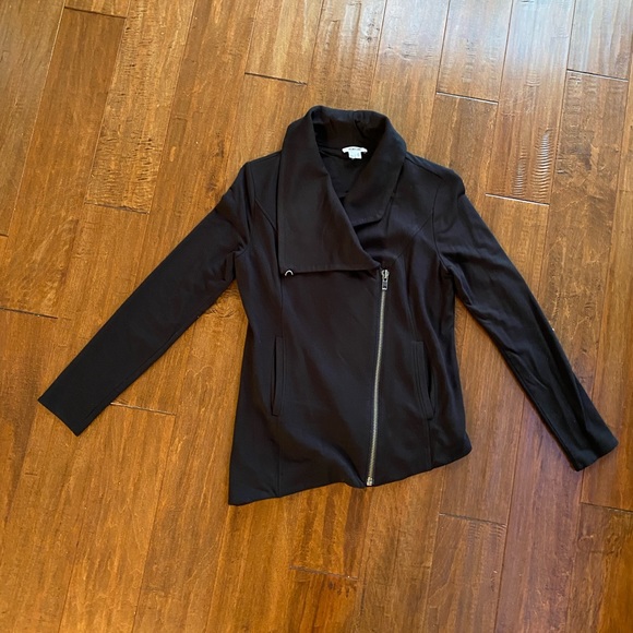 Helmut Lang Black Asymmetric Jacket Sz Small - Picture 2 of 12